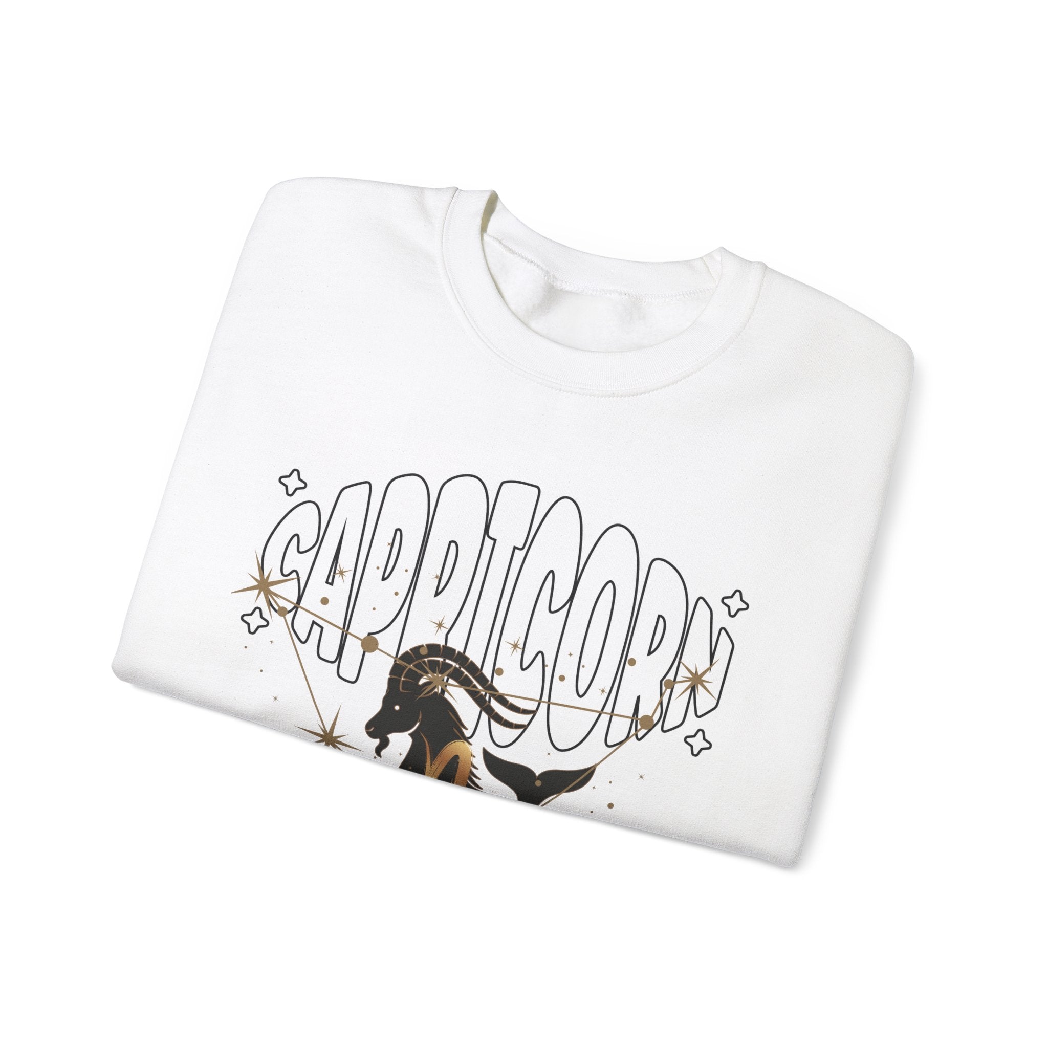 Capricorn Zodiac Casual Unisex Crewneck Sweatshirt